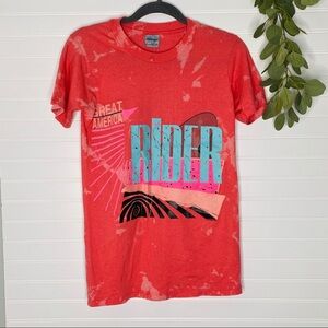 Great America rider bleached t shirt